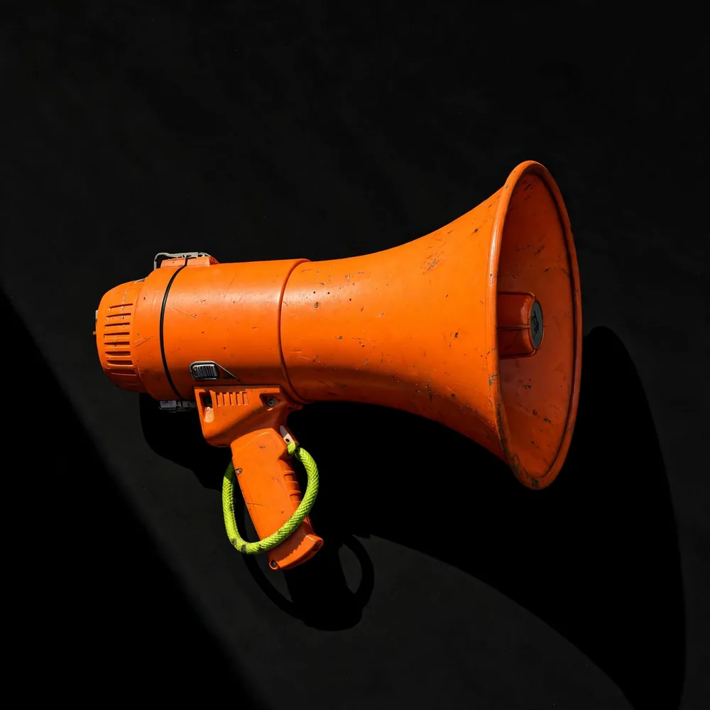 A megaphone